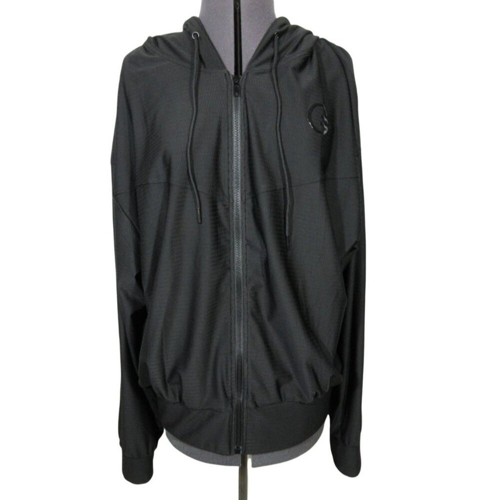 GRRRL Clothing women's crop relaxed fit full zip‎ athletic hoodie sweatshirt Ali